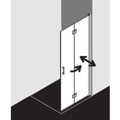 Kermi Paroi de Douche Walk-In Argent Brillant - 120 cm - Publicité Kermi Paroi de Douche Walk-In Argent Brillant - 120 cm - Publicité