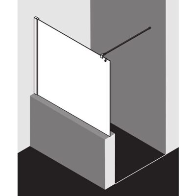 Mur de Douche Walk-In Kermi Argent - Sans Barrières, 80x200cm - Publicité Mur de Douche Walk-In Kermi Argent - Sans Barrières, 80x200cm - Publicité