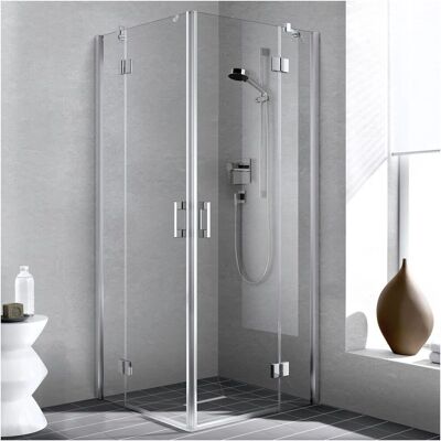 Kermi Liga Entrée d'angle - Enceinte de douche en verre trempé - Publicité Kermi Liga Entrée d'angle - Enceinte de douche en verre trempé - Publicité