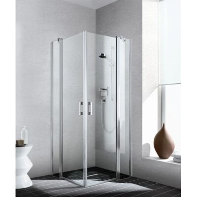 Kermi Liga Duschkabine - Silber, 78x200cm, Sicherheitsglas Kermi Liga Duschkabine - Silber, 78x200cm, Sicherheitsglas
