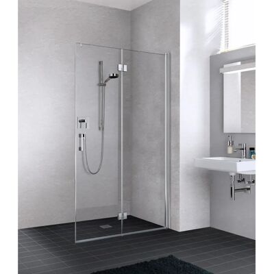 Paroi de douche Kermi Liga Walk-In - Argent brillant - 110x200cm - Publicité Paroi de douche Kermi Liga Walk-In - Argent brillant - 110x200cm - Publicité