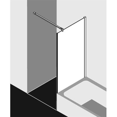 Kermi Tusca Paroi latérale pour baignoire - Verre de sécurité, réglable, qualité allemande - Publicité Kermi Tusca Paroi latérale pour baignoire - Verre de sécurité, réglable, qualité allemande - Publicité