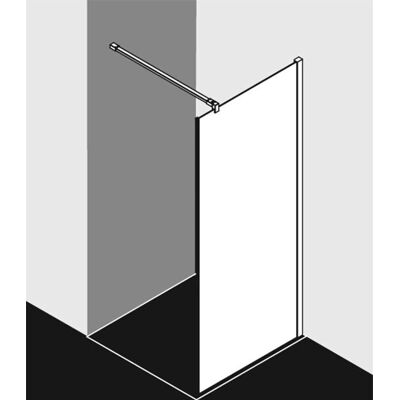 Paroi de Douche Kermi Tusca - Verre de Sécurité Réglable - Argent - Publicité Paroi de Douche Kermi Tusca - Verre de Sécurité Réglable - Argent - Publicité