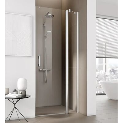 Porte de Douche Pega Réversible - Verre de Sécurité 6mm - Publicité Porte de Douche Pega Réversible - Verre de Sécurité 6mm - Publicité