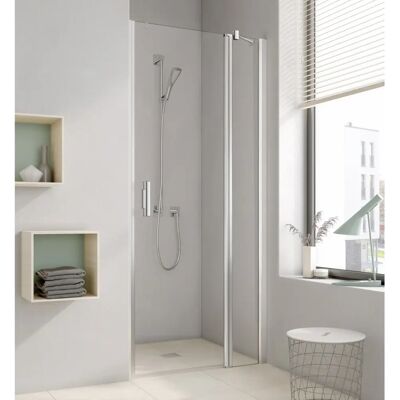 Porte de Douche Kermi Pega - 120x200cm, Argent Brillant, Verre ESG Clair - Publicité Porte de Douche Kermi Pega - 120x200cm, Argent Brillant, Verre ESG Clair - Publicité