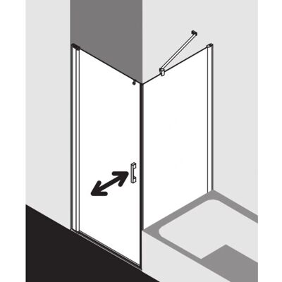 Porte de Douche Pega - Verre de Sécurité 6mm, Argent Brillant, Hingue Gauche, 78x185cm - Porte de Douche - Publicité Porte de Douche Pega - Verre de Sécurité 6mm, Argent Brillant, Hingue Gauche, 78x185cm - Porte de Douche - Publicité