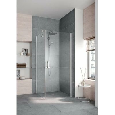 Porte de Douche Pega Kermi - Argenté, 93x200cm, Droit - Publicité Porte de Douche Pega Kermi - Argenté, 93x200cm, Droit - Publicité