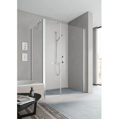 Porte de Douche Pega Kermi - 1030x2000mm, Argent brillant, Charnière droite - Publicité Porte de Douche Pega Kermi - 1030x2000mm, Argent brillant, Charnière droite - Publicité