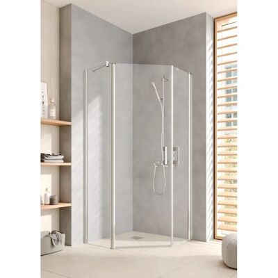 Cabine de douche pentagonale Kermi Pega, argent brillant - Cabine de Douche - Publicité Cabine de douche pentagonale Kermi Pega, argent brillant - Cabine de Douche - Publicité