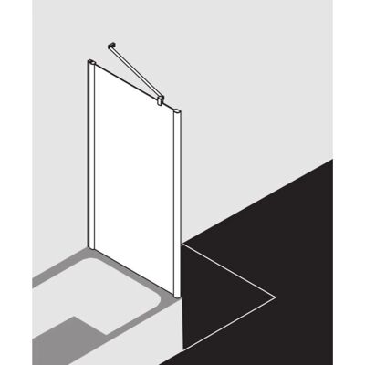 Porte de Douche Kermi Pega - 80x160cm, Verre de Sécurité Argenté - Publicité Porte de Douche Kermi Pega - 80x160cm, Verre de Sécurité Argenté - Publicité