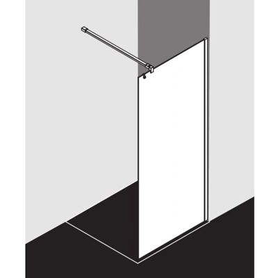 Kermi Walk-In XB Enceinte de Douche en Verre - Argent Brillant - Publicité Kermi Walk-In XB Enceinte de Douche en Verre - Argent Brillant - Publicité