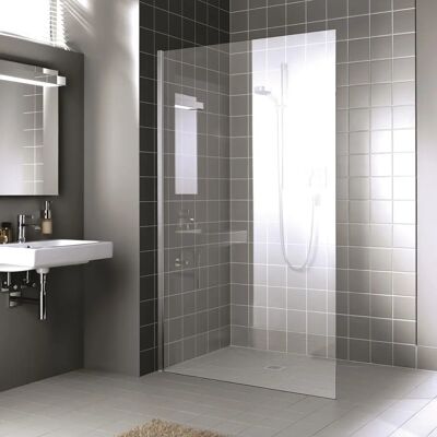 Kermi Wandmontierte Walk-In-Dusche - Höhe 2000 mm, Breite 490-500 mm Kermi Wandmontierte Walk-In-Dusche - Höhe 2000 mm, Breite 490-500 mm