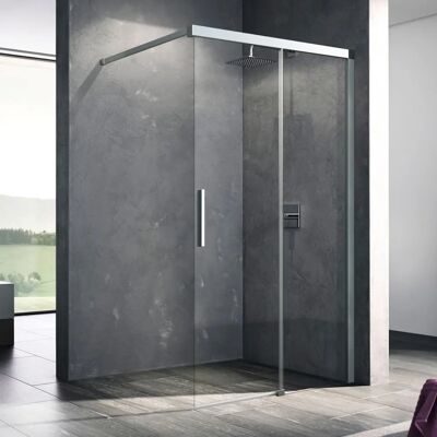 Kermi Nica Walk-In Dusche - Klarglas - 180x200cm - Wand Gleit - Duschabtrennung Kermi Nica Walk-In Dusche - Klarglas - 180x200cm - Wand Gleit - Duschabtrennung
