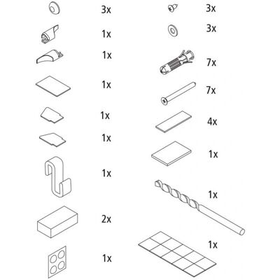 Kermi 2533726 Gebürstetes Aluminium Türbeschlag - Türbeschlag Kermi 2533726 Gebürstetes Aluminium Türbeschlag - Türbeschlag