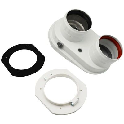 Bosch 7736995095 Ø60/100 a Ø80/80 Alluminio Adattatore Bosch 7736995095 Ø60/100 a Ø80/80 Alluminio Adattatore