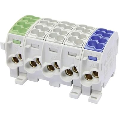 HoraeTec 080150-3-4 Mehrfarbiger Hauptleitungsabzweigklemme - 5 Pole HoraeTec 080150-3-4 Mehrfarbiger Hauptleitungsabzweigklemme - 5 Pole