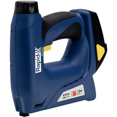 Rapid BTX530 Draadloze Nietpistool - 7,2V Lithium-ion, Blauw Rapid BTX530 Draadloze Nietpistool - 7,2V Lithium-ion, Blauw