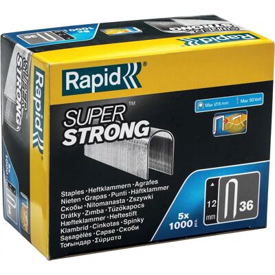 RAPID Graffe per cavi - N°36/12 mm - Zincate RAPID Graffe per cavi - N°36/12 mm - Zincate