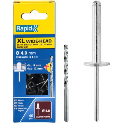 Rivets Dewalt XL Ø 4 x 16 mm - Rivets - Publicité Rivets Dewalt XL Ø 4 x 16 mm - Rivets - Publicité