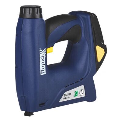 Pistolet à agrafes Rapid BTX140 - Batterie, Bleu, 7,2V - Publicité Pistolet à agrafes Rapid BTX140 - Batterie, Bleu, 7,2V - Publicité