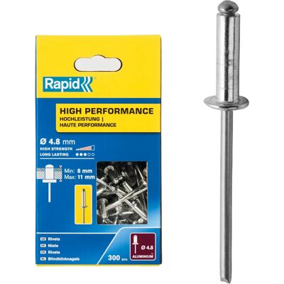 Rapid 5001437 Hochleistungsnieten - 4,8 x 14mm - Nieten Rapid 5001437 Hochleistungsnieten - 4,8 x 14mm - Nieten