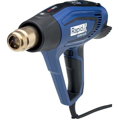 Rapid R2200-LCD Hot Air Gun - 50-650°C, 2200W Rapid R2200-LCD Hot Air Gun - 50-650°C, 2200W
