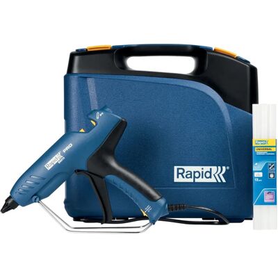 Pistola de Pegamento Caliente Rapid EG313 - 900g/h, 3 min de Calentamiento, 12 barras Pistola de Pegamento Caliente Rapid EG313 - 900g/h, 3 min de Calentamiento, 12 barras