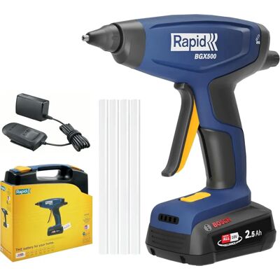 RAPID BGX500 Akku-Heißklebepistole - Inklusive Akku & Ladegerät RAPID BGX500 Akku-Heißklebepistole - Inklusive Akku & Ladegerät