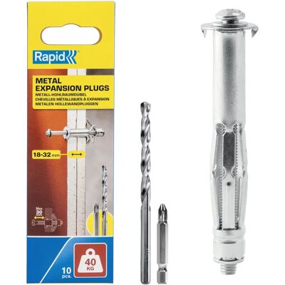 Rapid Wanddübel und Schrauben - Metall Expansion - 10 Stück Rapid Wanddübel und Schrauben - Metall Expansion - 10 Stück