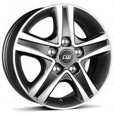 Noname Fiat Ducato Leicht Alufelge - 6x15 - LK 118 - Anthrazit Poliert Noname Fiat Ducato Leicht Alufelge - 6x15 - LK 118 - Anthrazit Poliert
