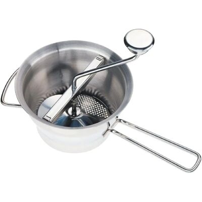 Küchenprofi Moedor de alimentos em aço inoxidável - Ferramenta de cozinha profissional Küchenprofi Moedor de alimentos em aço inoxidável - Ferramenta de cozinha profissional