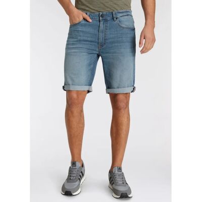 H.I.S Deyo Herren Jeans Shorts - Lichtblau, Bequeme Passform H.I.S Deyo Herren Jeans Shorts - Lichtblau, Bequeme Passform