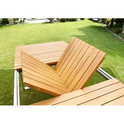 MERXX Monaco Gartentisch - Rechteckig, Ausziehbar, Braun MERXX Monaco Gartentisch - Rechteckig, Ausziehbar, Braun