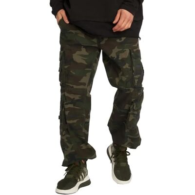 Brandit Vintage Cargohose Olive Camo - Hosen Brandit Vintage Cargohose Olive Camo - Hosen