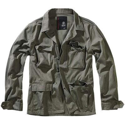 Brandit BDU Twill Jacke - Militärstil - Oliv - Herren Brandit BDU Twill Jacke - Militärstil - Oliv - Herren