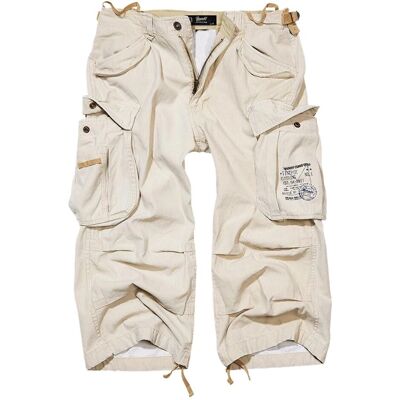 Brandit Industry Vintage 3/4 Shorts - beige - Vintagepesu Brandit Industry Vintage 3/4 Shorts - beige - Vintagepesu