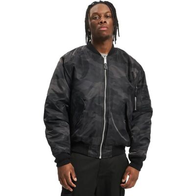 Brandit MA1 Veste Bomber Camo Sombre - Publicité Brandit MA1 Veste Bomber Camo Sombre - Publicité