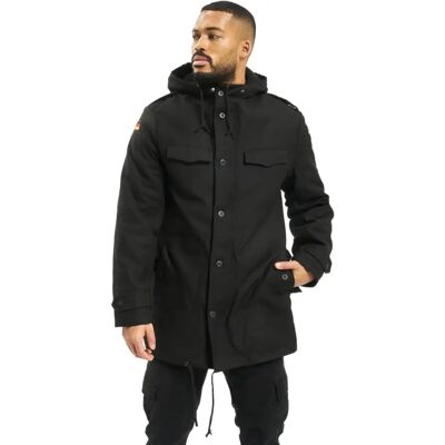 Brandit BW Parka Flag (3163) - noir - Publicité Brandit BW Parka Flag (3163) - noir - Publicité