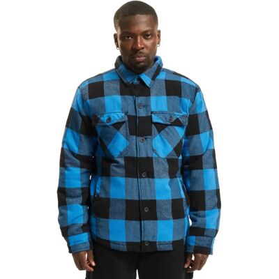 Brandit Lumberjacket (9478) - noir/bleu Brandit Lumberjacket (9478) - noir/bleu