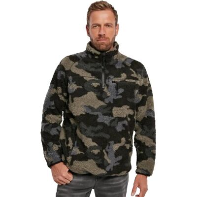 Brandit Teddyfleece Troyer (5022) - dunkles Camouflage Brandit Teddyfleece Troyer (5022) - dunkles Camouflage