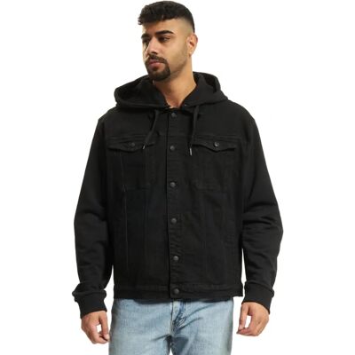 Brandit Cradock Denim Sweat Jacket black Brandit Cradock Denim Sweat Jacket black