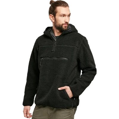 Brandit Teddyfleece Worker Pullover - czarny Brandit Teddyfleece Worker Pullover - czarny
