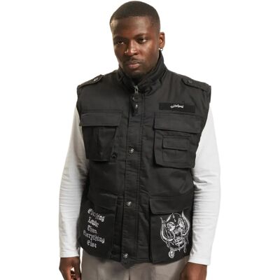 Brandit Motörhead Ranger Vest (61001) musta Brandit Motörhead Ranger Vest (61001) musta