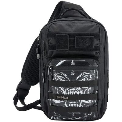 Brandit US Cooper Motörhead Sling Groß Schwarz - Rucksack Brandit US Cooper Motörhead Sling Groß Schwarz - Rucksack
