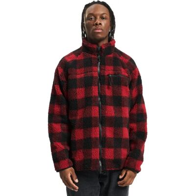 Brandit Teddyfleece Jacket (5021) - red/black Brandit Teddyfleece Jacket (5021) - red/black
