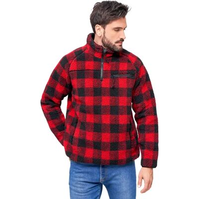 Brandit Teddyfleece Troyer (5022) - red/black Brandit Teddyfleece Troyer (5022) - red/black