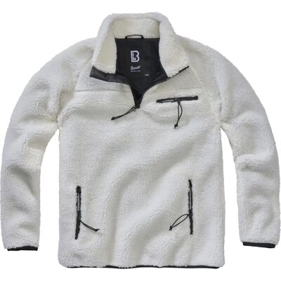 Brandit Troyer Pullover - Lässiger, Weiß, XL Brandit Troyer Pullover - Lässiger, Weiß, XL