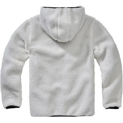 Brandit Teddyfleece Worker Pullover - white Brandit Teddyfleece Worker Pullover - white