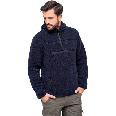 Brandit Teddyfleece Worker Pullover - marine Brandit Teddyfleece Worker Pullover - marine