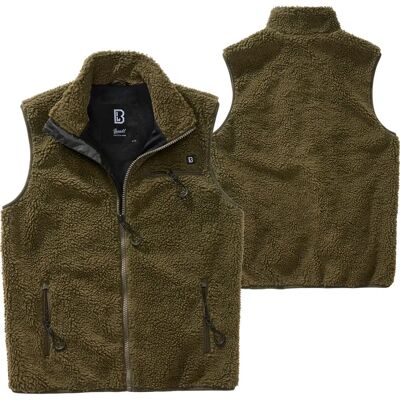 Brandit - Teddyfleece Kamizelka - Oliwkowy - XL - Kamizelka Brandit - Teddyfleece Kamizelka - Oliwkowy - XL - Kamizelka